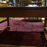 Nineteenth century farmhouse table in natural oak wood 140 x 90 cm