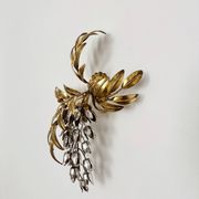 Hollywood Regency Gilded Wall Lamp by Hans Kögl
