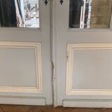Double separation doors with transom and beveled glass 20th century