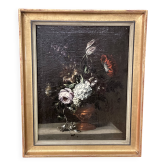 School of the North 17th century, Still Life with Bouquet, oil on canvas