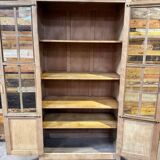 Aero-sanded oak library - 1940s