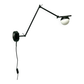 Applique murale Nordlux postmoderne noir blanc Danemark design danois métal verre