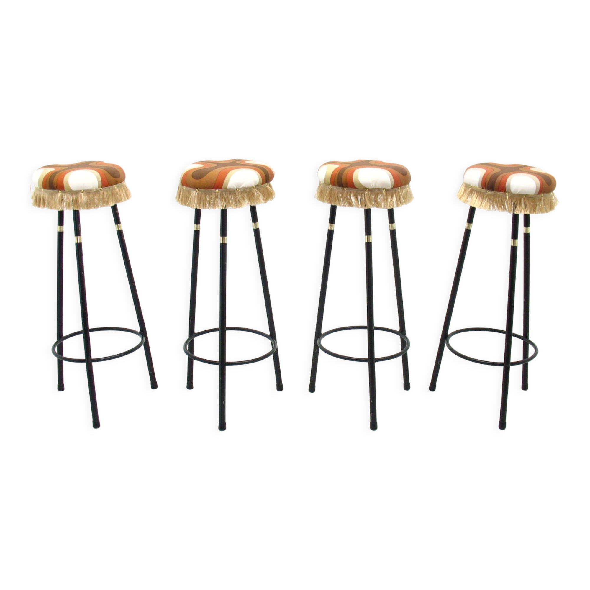 Tabourets de bar vintage, années 1970
