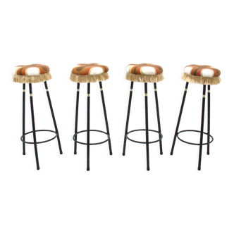 Tabourets de bar vintage, années 1970