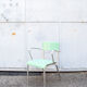 Paire de fauteuils fourmi sarcelle Italie 50s