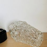 Lampe de chevte en verre à poser vintage