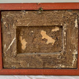 Peinture huile sur toile vintage