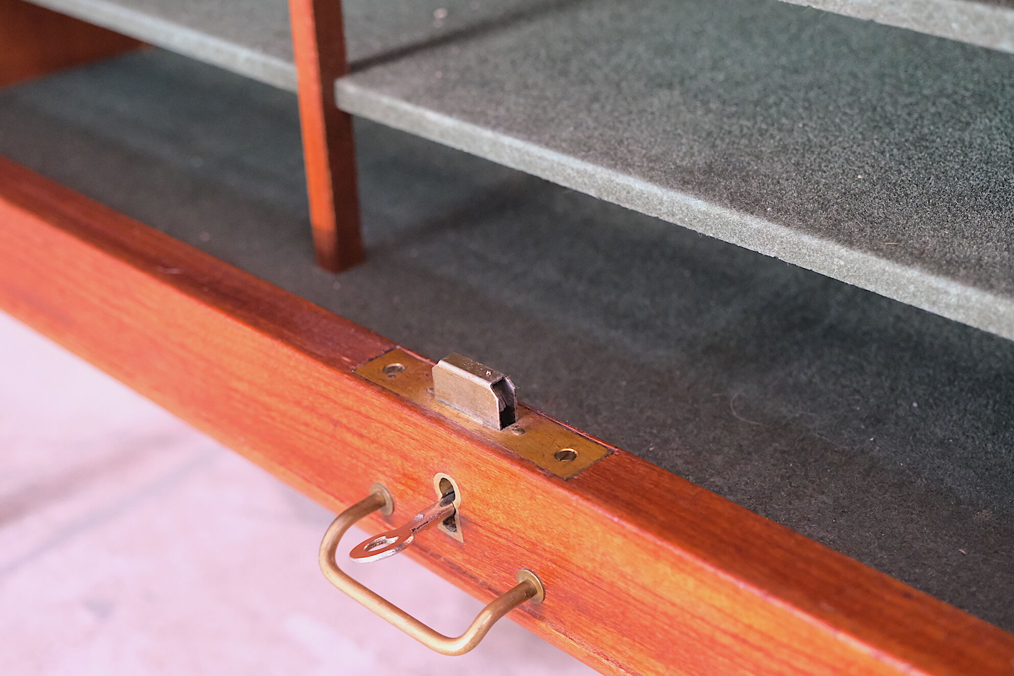 Norwegian Mid Century Modular Standing Shelf, 1960's