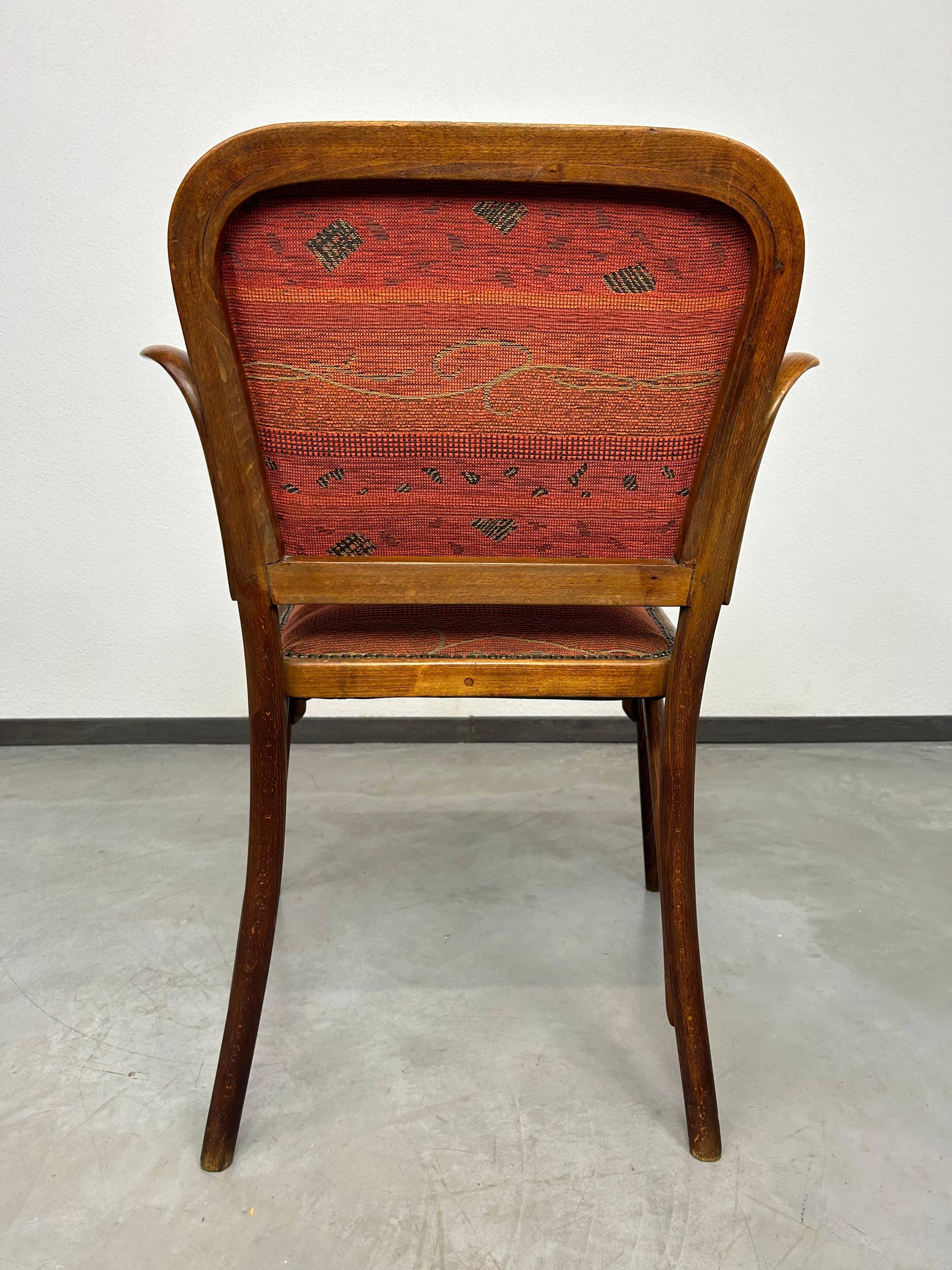 Secession office chair attributed to Marcel Kammerer for Thonet.