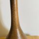 Vintage speckled brown stoneware soliflore vase – 1960s/70s