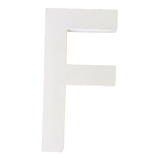 Lettre d’enseigne en bois « F »
