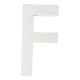 Wooden sign letter "F"