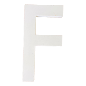 Lettre d’enseigne en bois « F »