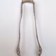 Solid silver sugar or ice tongs with lion's paw decoration