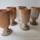 Lot of 5 stoneware mazagrans