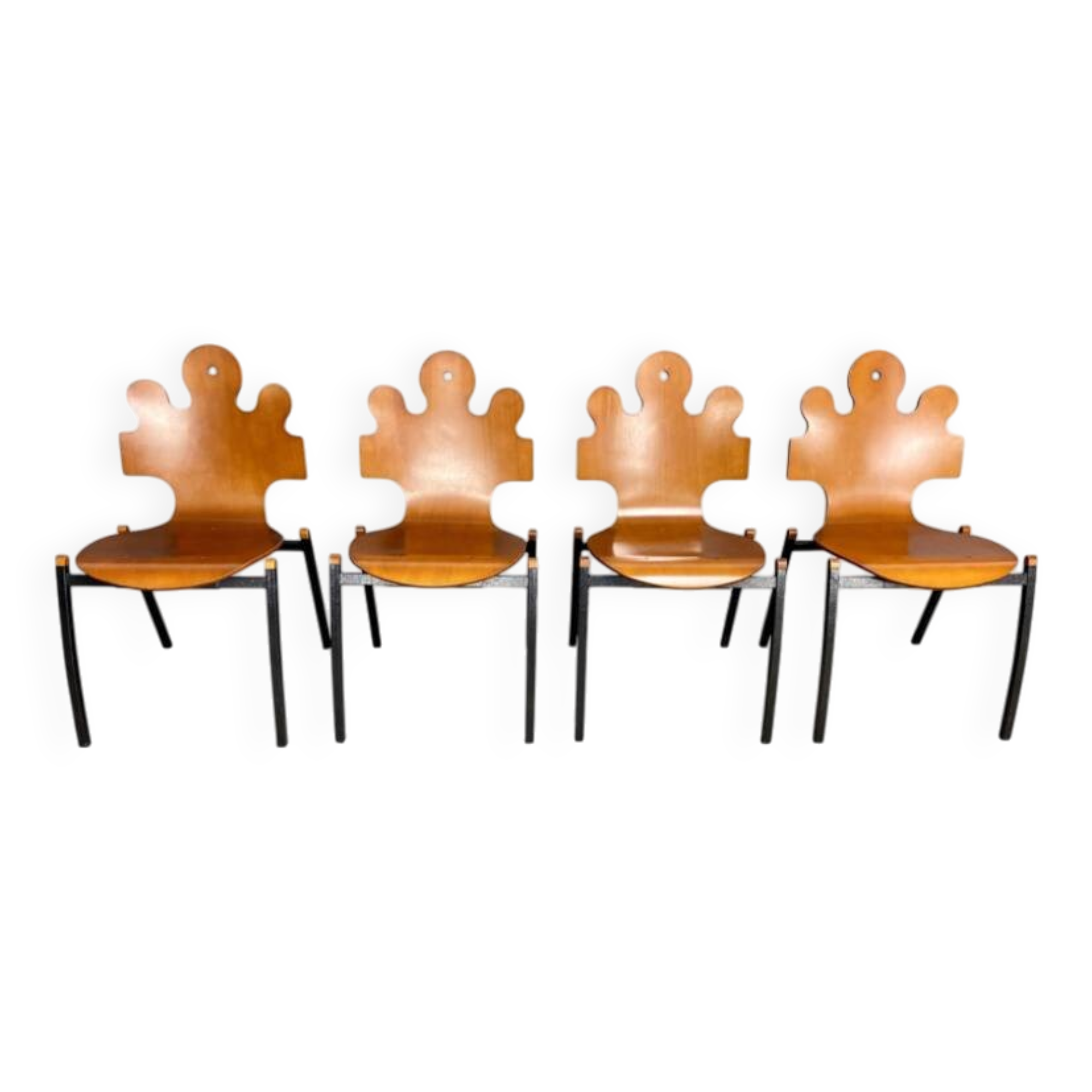4 chaises "Puzzle", design by Essaime, France 1995
