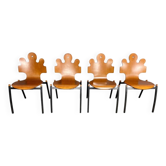 4 chaises "Puzzle", design by Essaime, France 1995