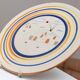 Vintage hand-painted ceramic wall plate - Italy 1980s - studio pottery, Mid Century Deco - collectible plate in country house style, fruit bowl