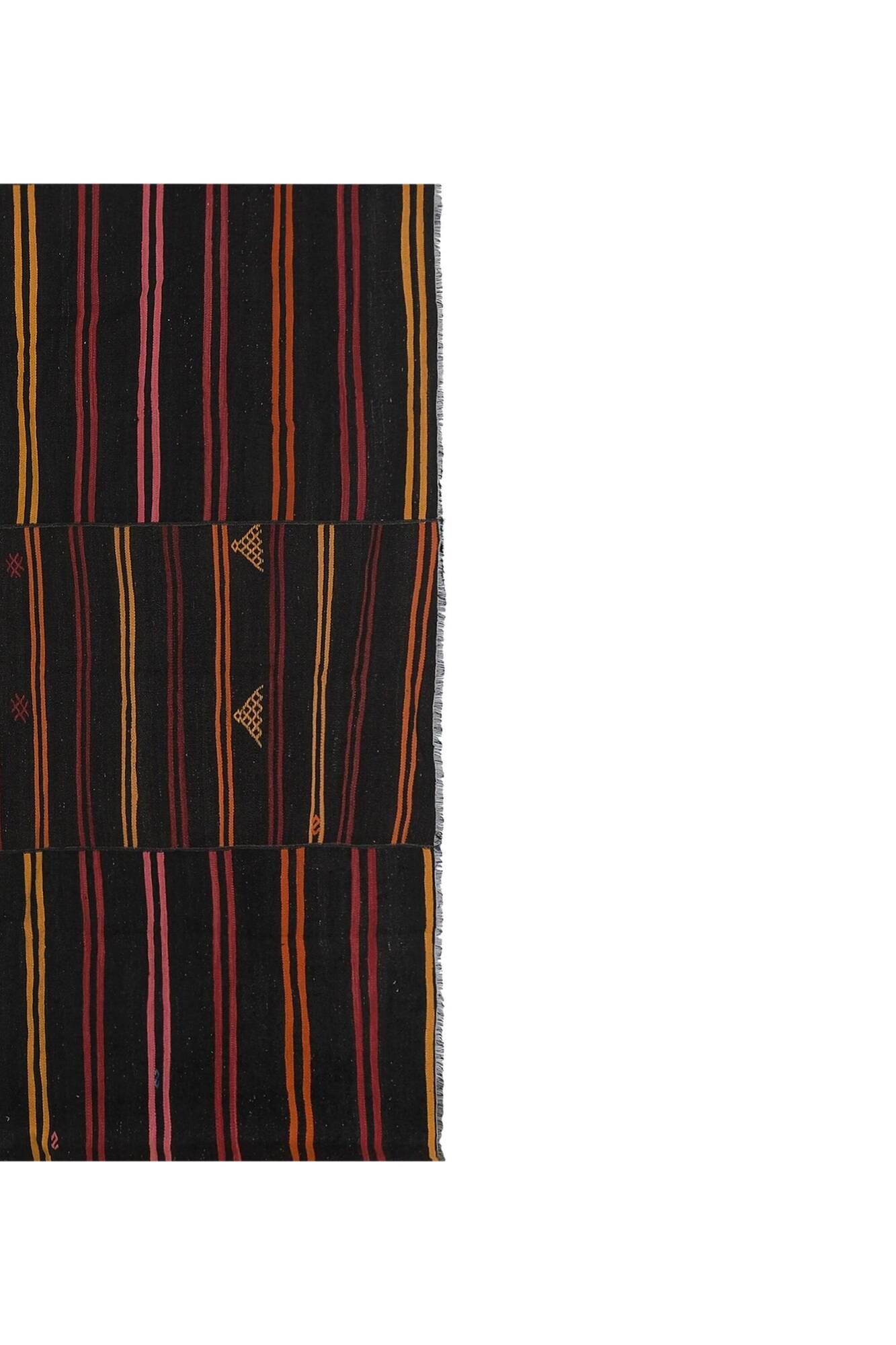 Vintage Turkish kilim, handwoven, 310x360 cm.