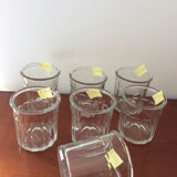 Lot of 7 old BVB jam pots
