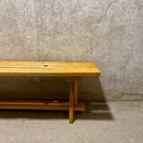 80's varnished bench