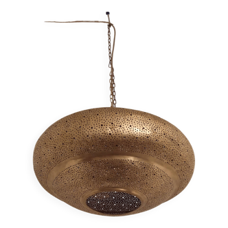 Moroccan brass pendant light