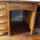 Desk double sided 1950 oak