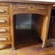 Desk double sided 1950 oak