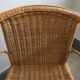 Fauteuil vintage en rotin