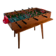 Wooden mobile foosball table