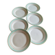 6 assiettes à dessert "Régence" K&G Lunéville