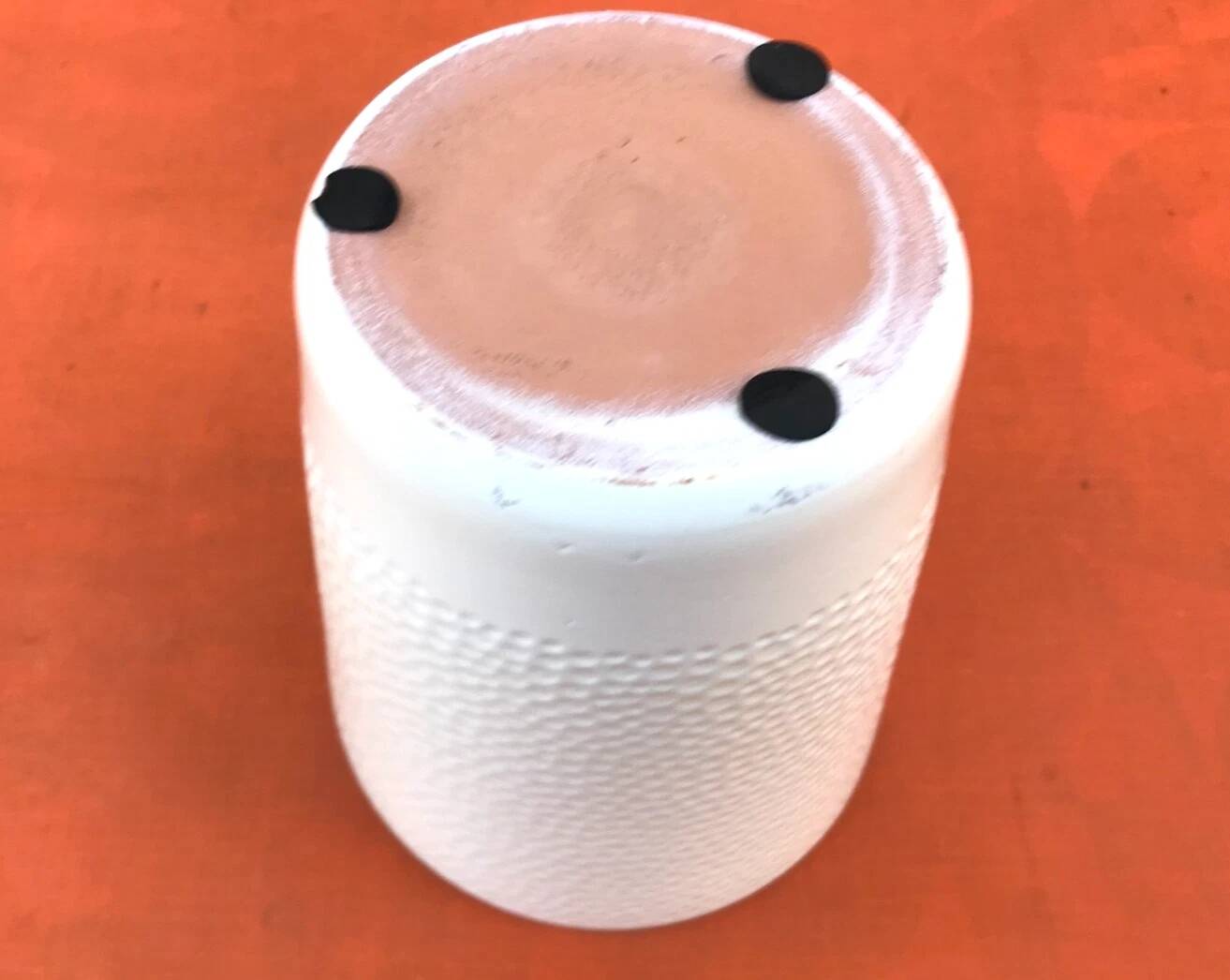 Plant pot / decorative pot glazed terracotta