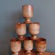 Mazagran cups, stoneware stemmed glasses from Puisaye, Jean-Pierre Prud’homme