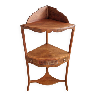 Beacon Hill English toilet shelf early 20th century mahogany