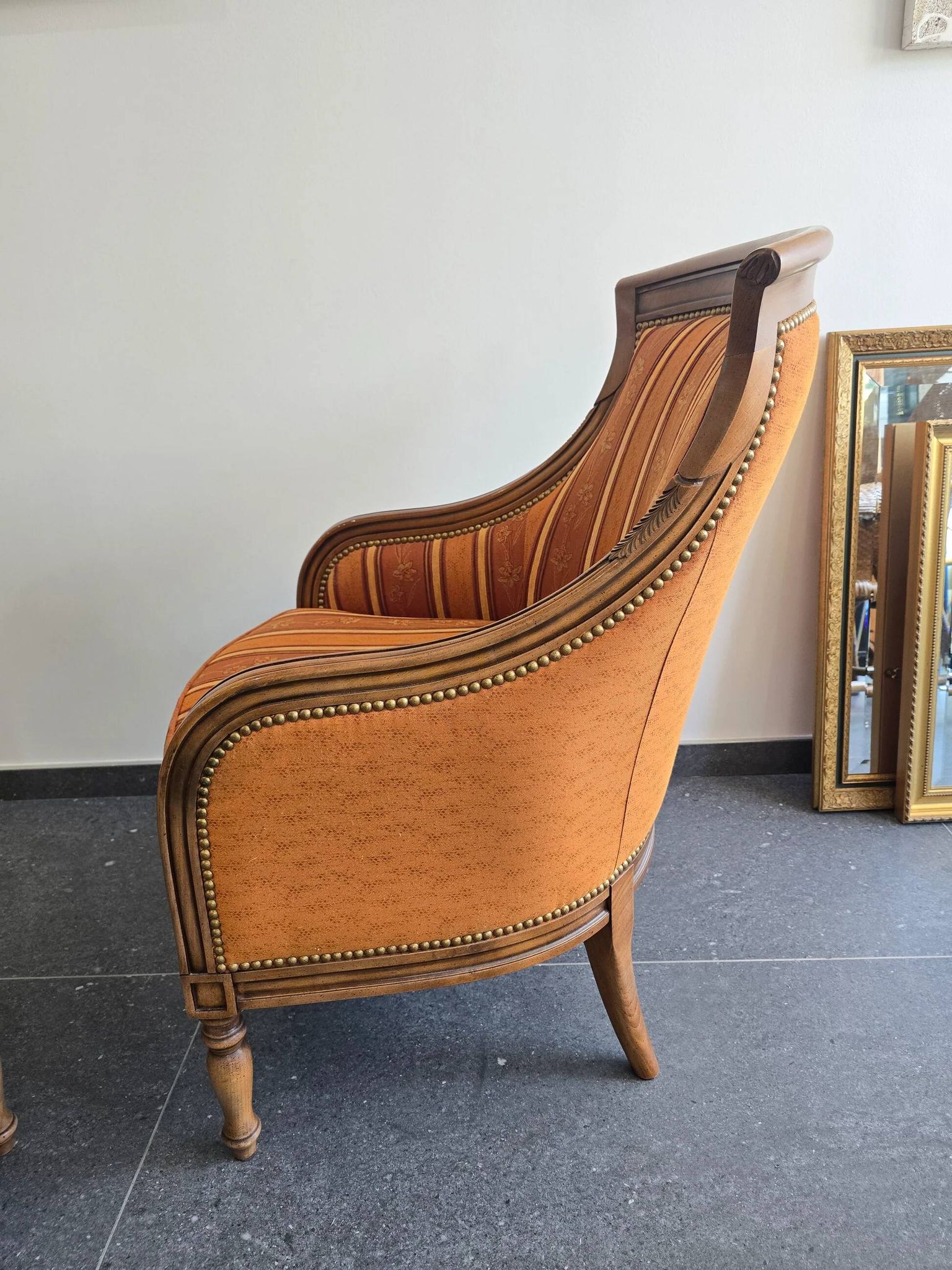 Pair of high-quality bergère armchairs – Manufacture SE