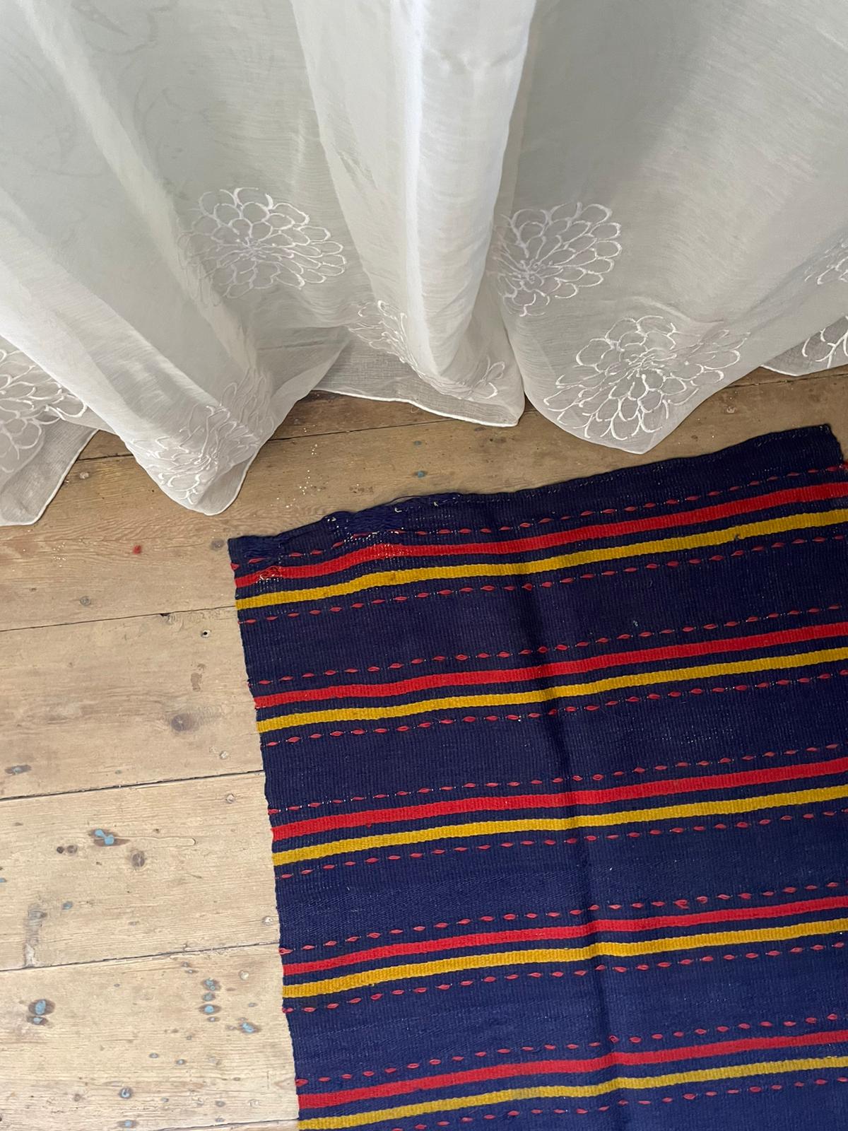 Romanian runner handwoven in wool 177x70cm