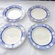 4 Gien dessert plates