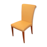 Poltrona Frau Vittoria chairs in yellow leather
