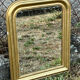 Small Louis-Philippe gilded mirror with mercury glass 48x60cm
