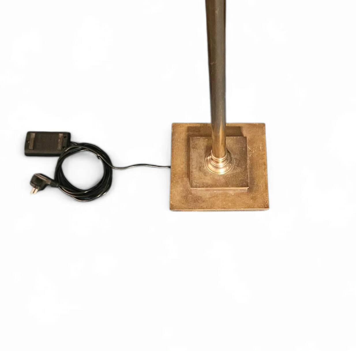 Large brass floor lamp 1970s height 220 cm