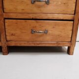 Classeur d'apothicaire vintage avec tiroirs