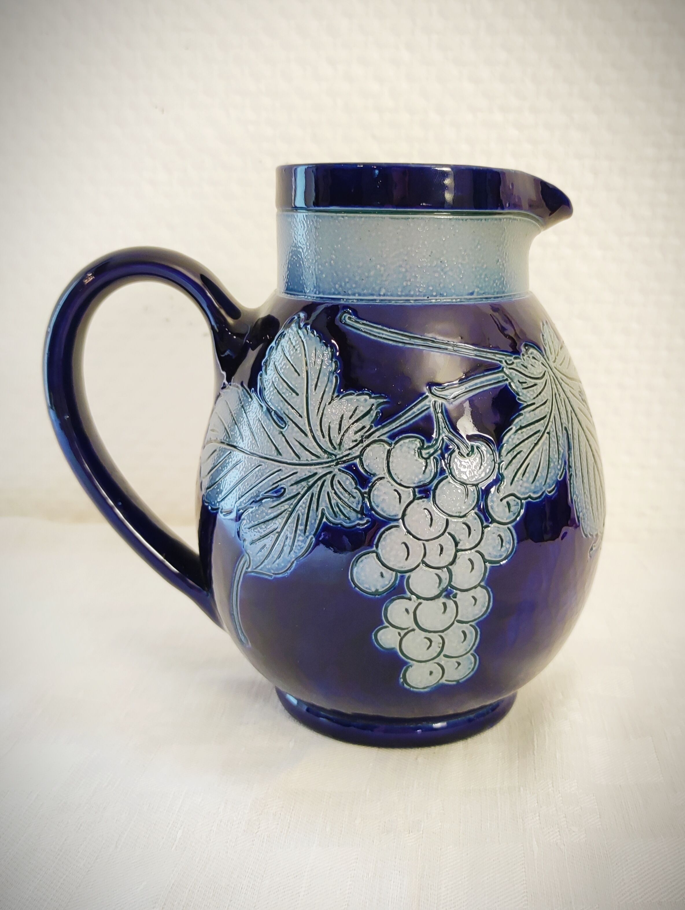 Paul Schmitter's blue sandstone pitcher by Paul Schmitter