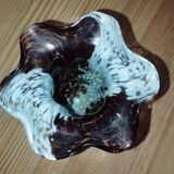 Artistic blown glass vase, speckled decoration, 1960s–70s