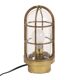 Old Industrial Brass Ship's Lamp Cage Lamp Rotterdam