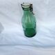 Ancienne bouteille en verre bouchon en porcelaine, 2 litres