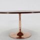 1960s Round Copper Coffee Table, Denmark
