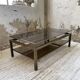 Brass coffee table attributed to Guy Lefevre for Maison Jansen