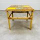 Roger Capron coffee table in ceramic and rattan, fish model