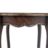 Table with a marble top, France, around 1880.