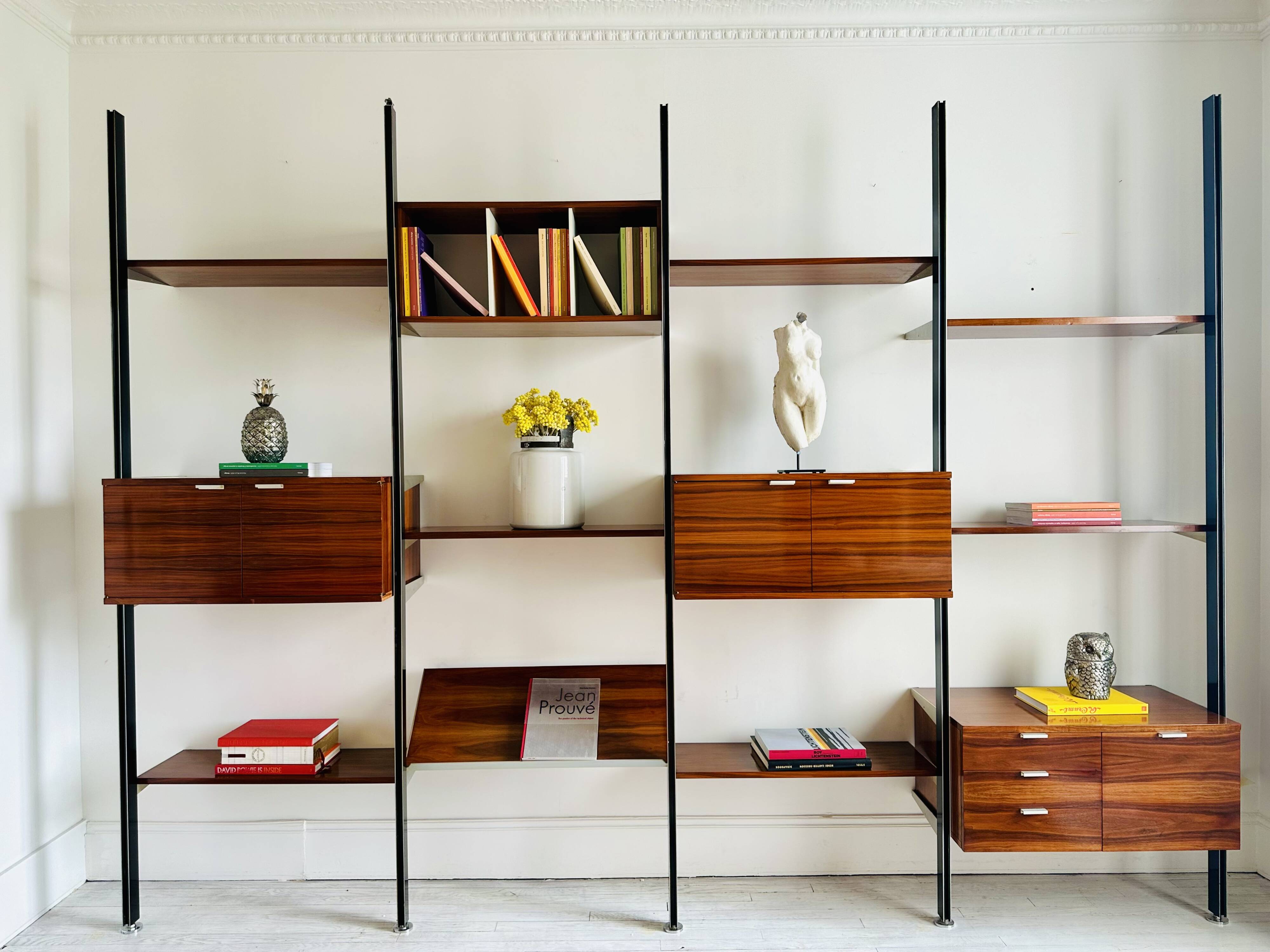 Modular CSS bookshelf by George Nelson for Herman Miller